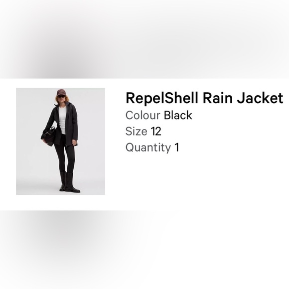 Lululemon RepelShell Rain Jacket - Picture 9 of 9